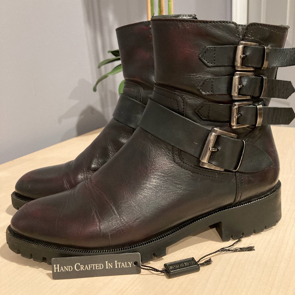 Napoleoni Moto Chunky Boots size 38 - Picture 9 of 13
